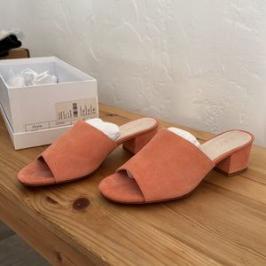 RAYE Cara Mule in Peach. Like new. Size 7.5